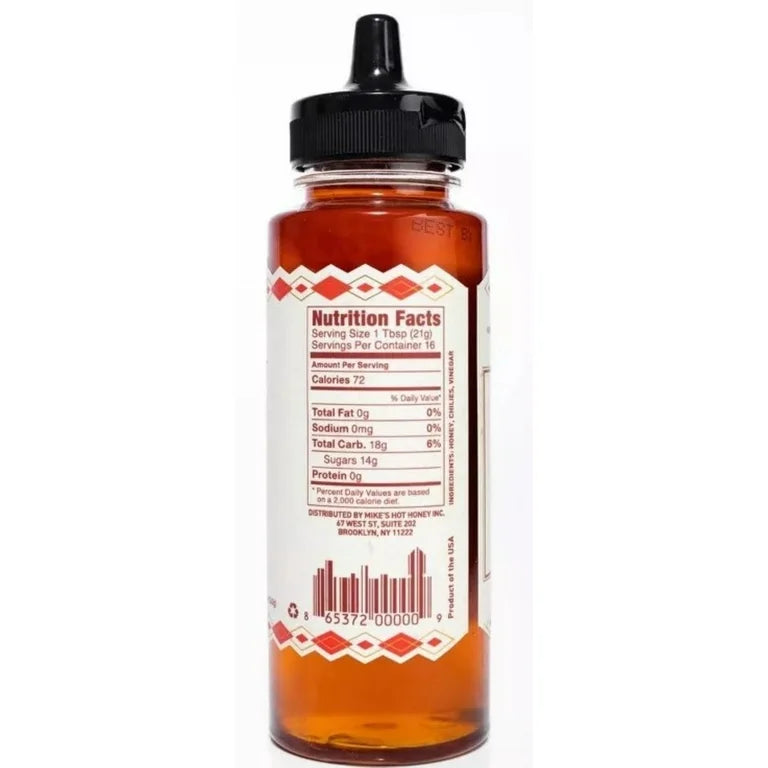Mike's Hot Honey - Honey with a Kick! Gluten-Free and Paleo, 12 oz