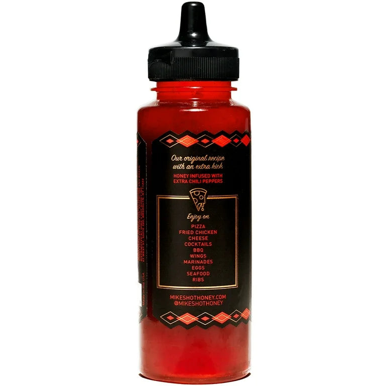 Mike's Hot Honey Extra Hot Honey with a Kick! Gluten-Free and Paleo, 12 oz