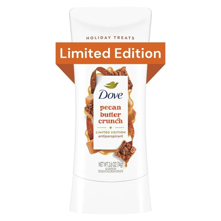 Dove Limited Edition Antiperspirant Deodorant Pecan Buttercrunch, 2.6 oz