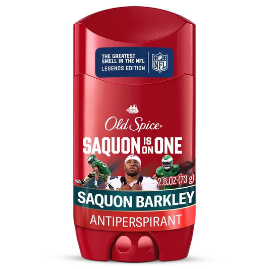 Old Spice Men's Antiperspirant Deodorant, NFL Collection, Saquon Soar, Santal + Speed, 2.6oz