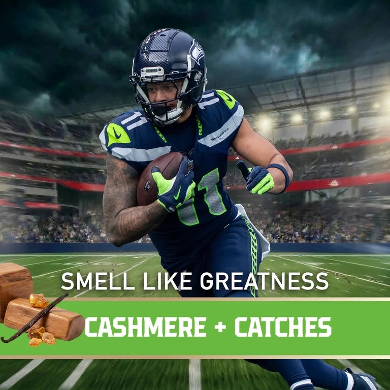 Old Spice Men's Aluminum Free Deodorant, NFL Collection, Jaxon Smith-Njigba, Scent of Cashmere + Catches, 24/7 Signature Scent, Lasting Freshness, 3.0 oz