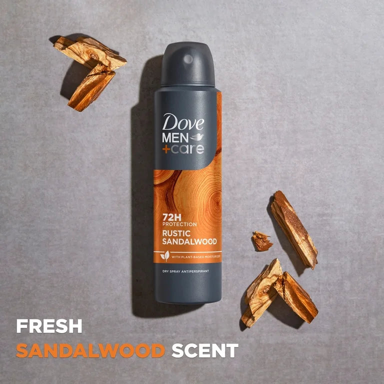 Dove Men+Care Antiperspirant Dry Spray 72H Protection, 3.8 oz