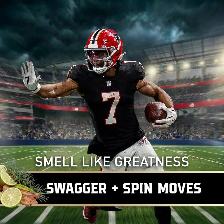 Old Spice Men's Antiperspirant, NFL Collection, Bijan Robinson, Scent of Swagger + Spin Moves, 24/7 Sweat Protection, Signature Scent, 2.6 oz