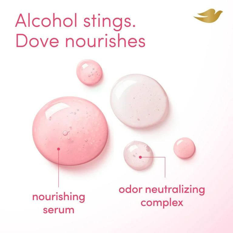 Dove Whole Body Deo Alcohol Free Deodorant Spray For Women Berry Blush, 4 oz