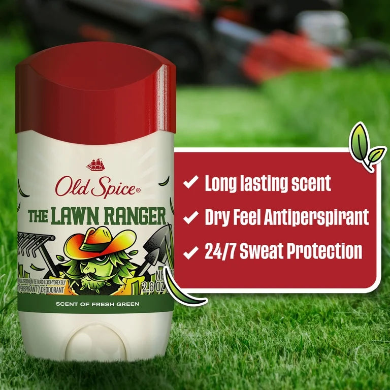 Old Spice Men's Antiperspirant, Lawn Ranger, 2.6oz