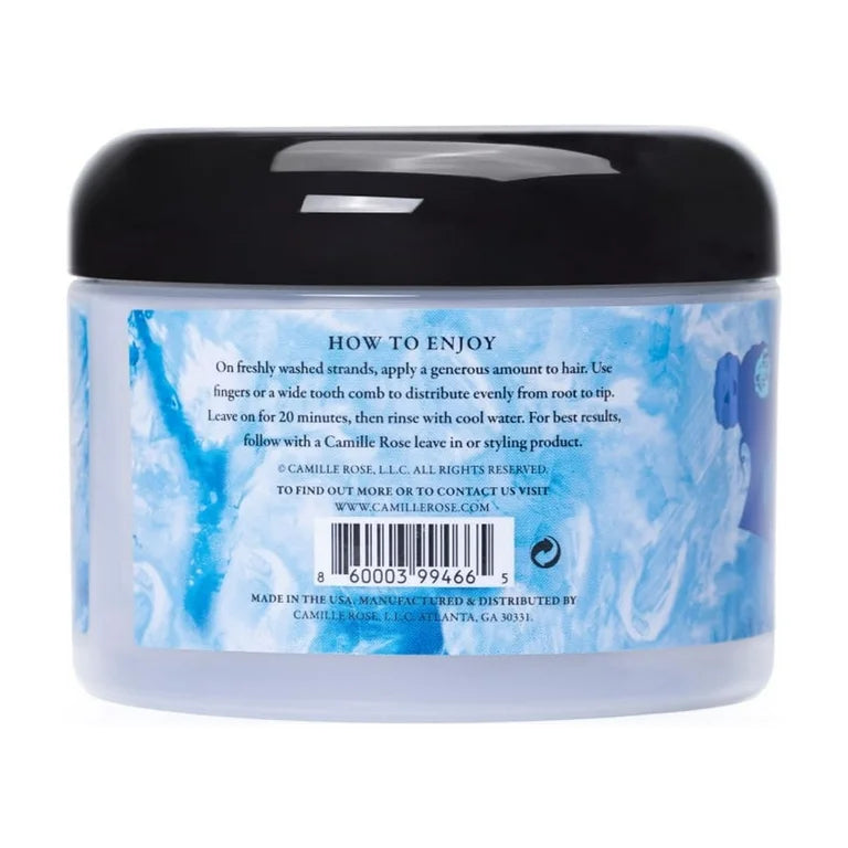 Camille Rose Black Castor Oil & Chebe Strengthen & Replenish All Ages Deep Conditioner with African Chebe & Castor Oil, 8oz