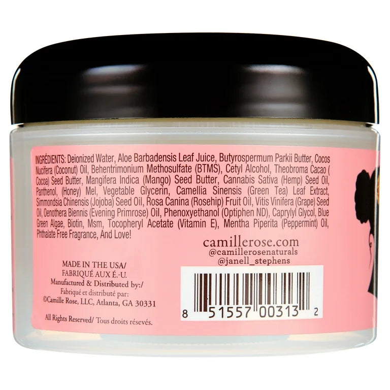 Camille Rose Algae Renew Strengthen & Nourish All Ages Deep Conditioner with Blue Green Algae & Mango Butter, 8oz