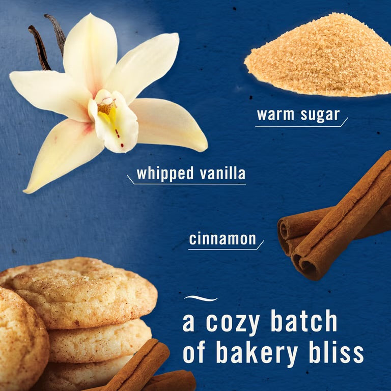Febreze Plug In Air Freshener, Odor-Fighting Scented Oil Refill, Cinnamon Sugar Cookie Scent, 2 Refills