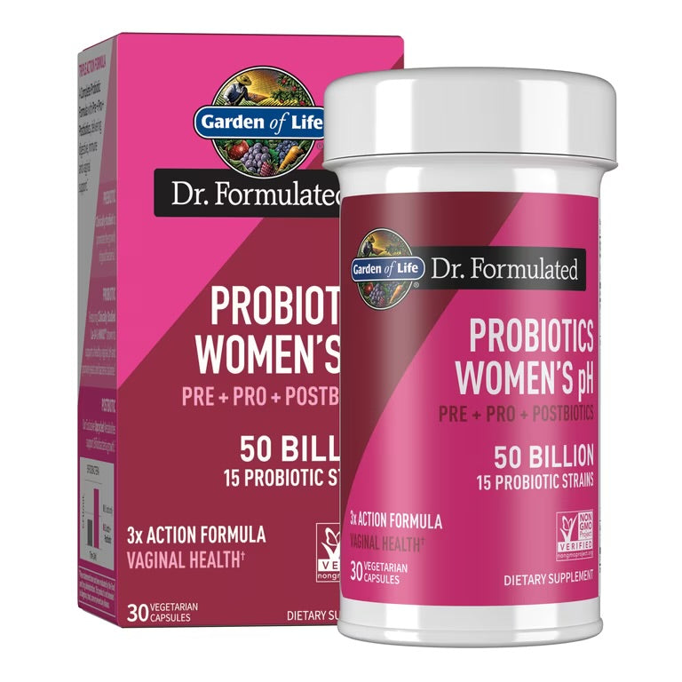 Garden of Life Dr. Formulated Probiotics Women's pH, 30 Vegetarian Capsules