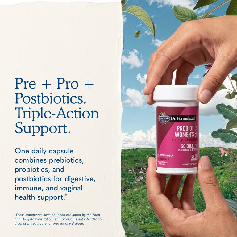 Garden of Life Dr. Formulated Probiotics Women's pH, 30 Vegetarian Capsules