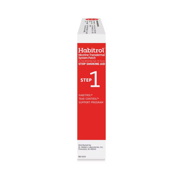 Habitrol Nicotine Transdermal Patches Step 1, 21 mg, 14 Count, Stop Smoking Aid