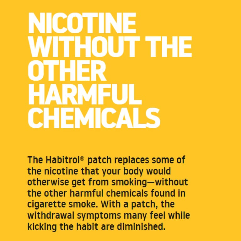 Habitrol Nicotine Transdermal Patch Step 2 Stop Smoking Aid 14 mg 14 Count