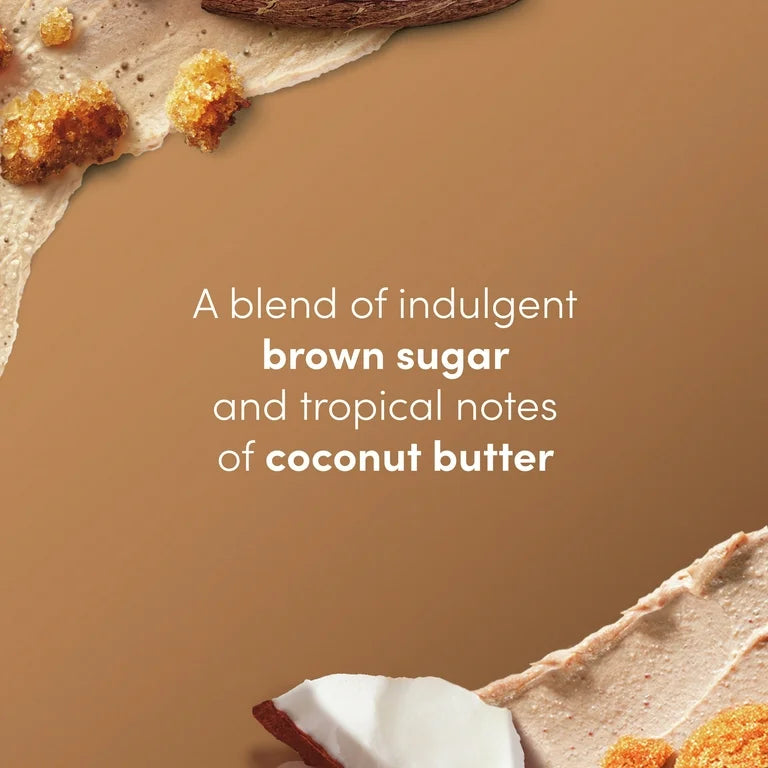 Dove Exfoliating and Moisturizing Body Scrub, Brown Sugar and Coconut Butter, 15 oz