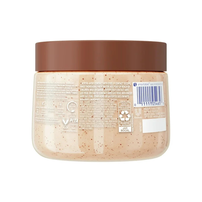 Dove Exfoliating and Moisturizing Body Scrub, Brown Sugar and Coconut Butter, 15 oz