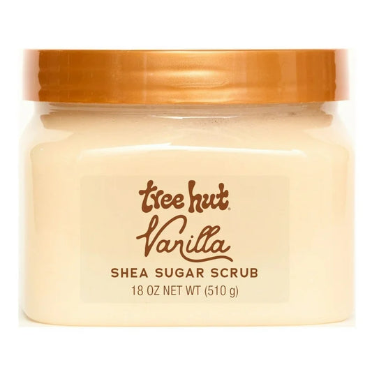 Tree Hut Vanilla Shea Butter Sugar Body Scrub, 18 oz