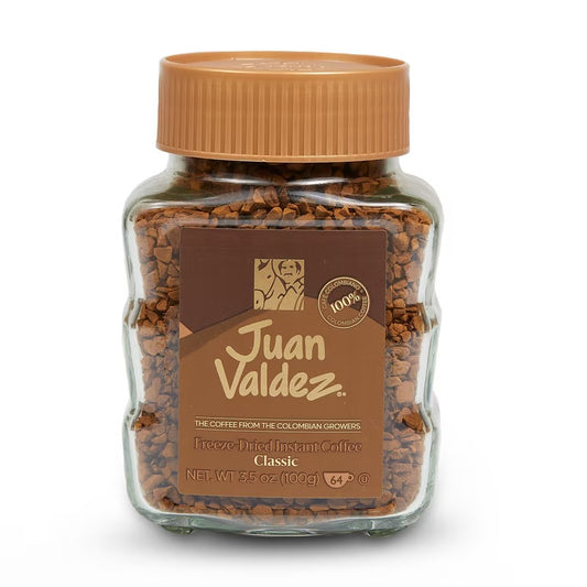 Juan Valdez Classic Freeze-Dried Instant Coffee – Premium Colombian, 3.52 oz
