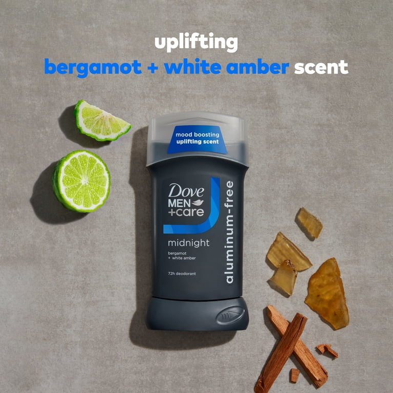 Dove Men+Care Deodorant Stick Mood Boosting Scent Midnight 72h Odor Protection, 3 oz