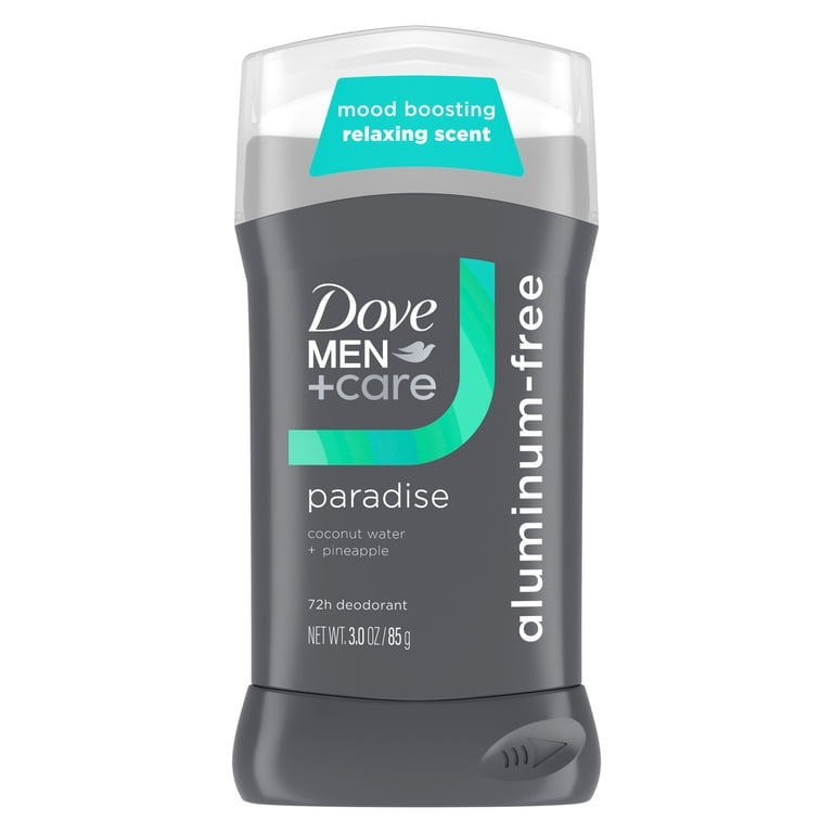 Dove Men+Care Deodorant Stick Mood Boosting Scent Paradise 72h Odor Protection, 3 oz