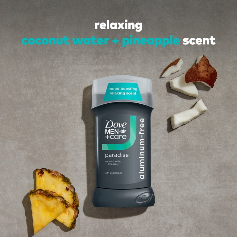 Dove Men+Care Deodorant Stick Mood Boosting Scent Paradise 72h Odor Protection, 3 oz