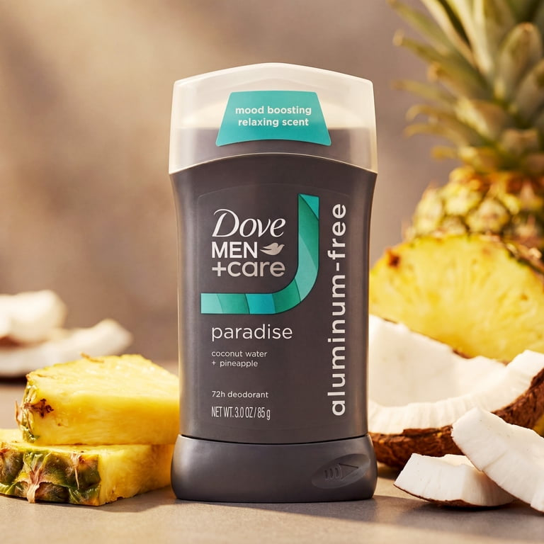 Dove Men+Care Deodorant Stick Mood Boosting Scent Paradise 72h Odor Protection, 3 oz
