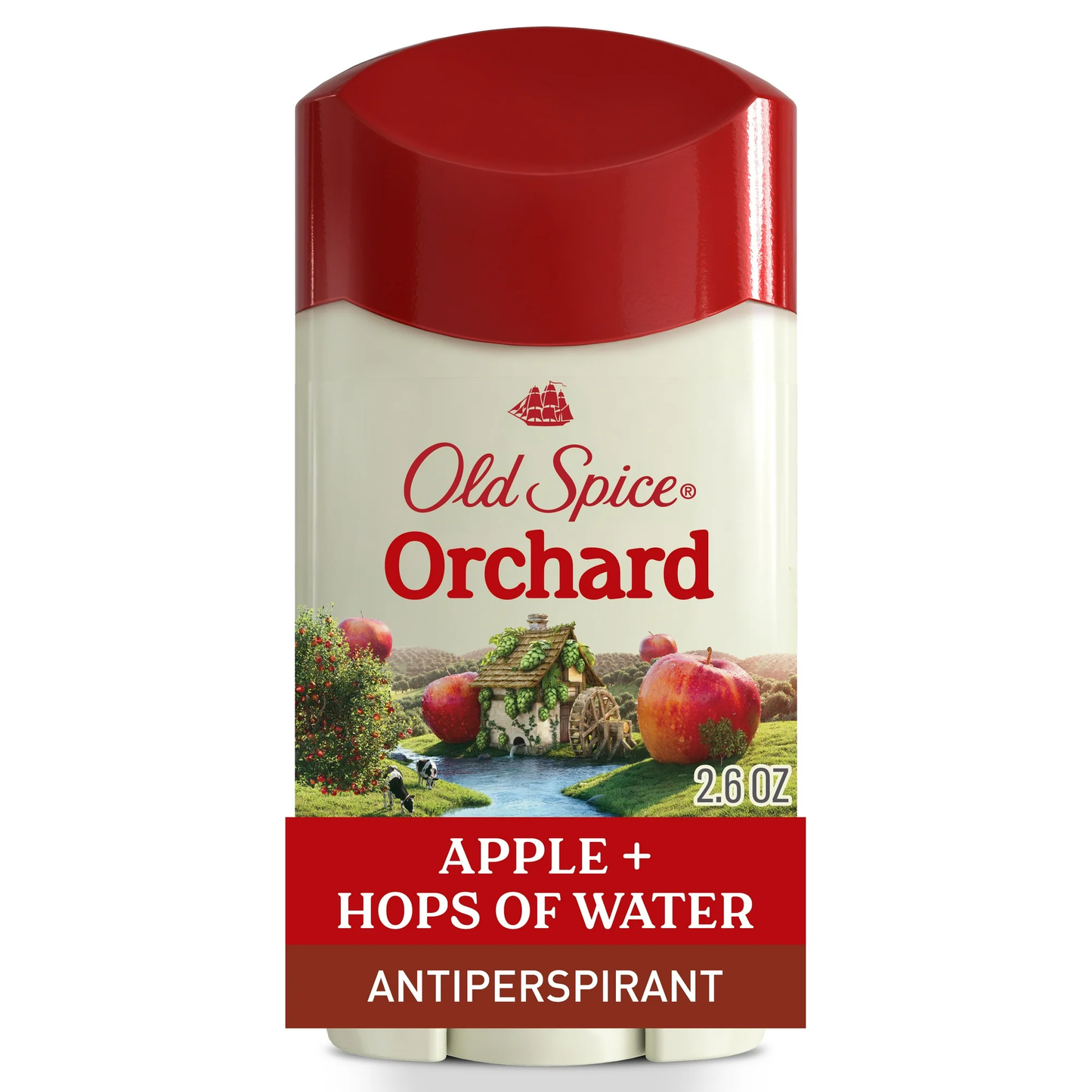Old Spice Mens Antiperspirant Deodorant Invisible Solid Stick Orchard, 2.6 oz