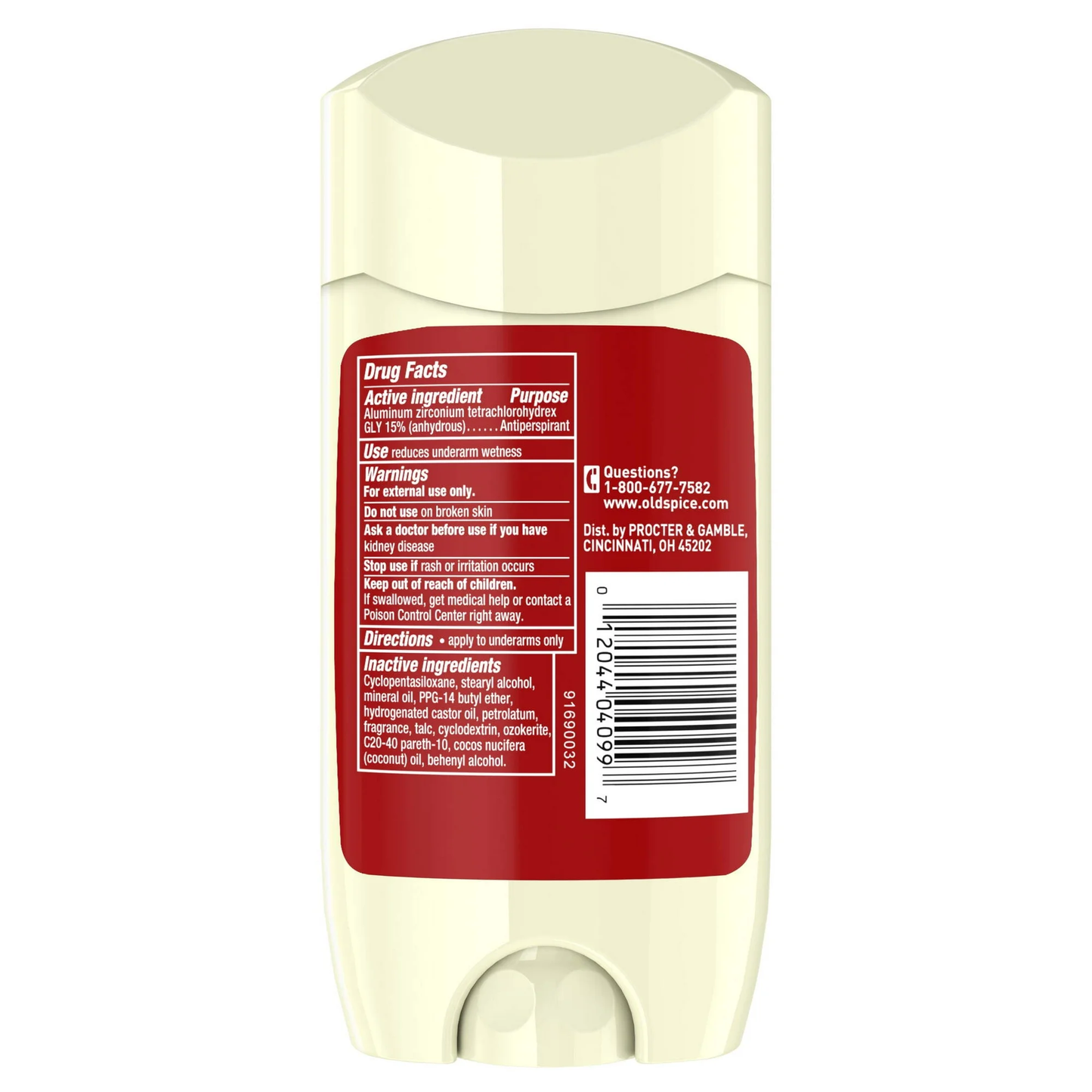 Old Spice Deodorant for Men, Invisible Solid, Antiperspirant Deodorant Stick, Fiji, 3.4 oz