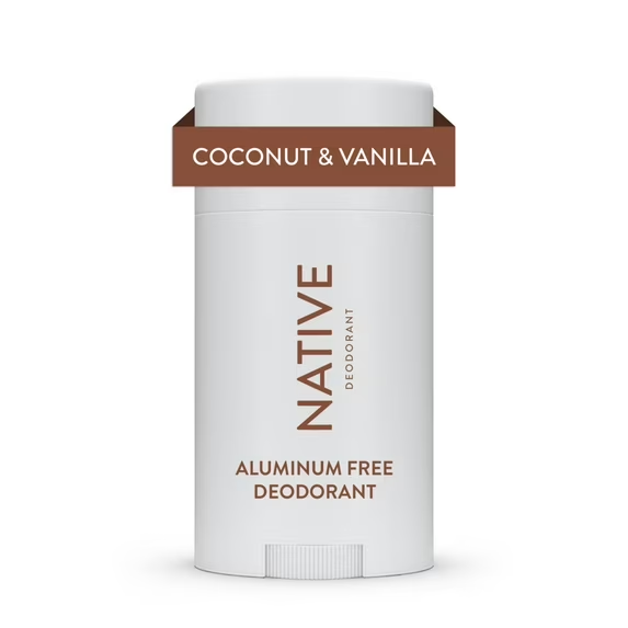 Native Deodorant, Aluminum Free, Coconut & Vanilla Sensitive Whole Body Deodorant 2.4 oz
