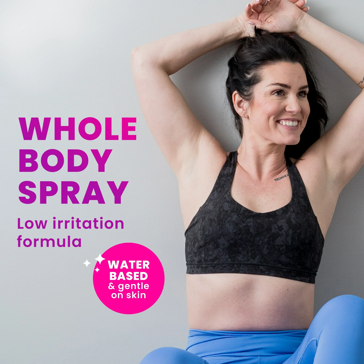 Lume Whole Body Deodorant for Women, Spray Deodorant, Aluminum Free, Soft Powder, 3.6 oz
