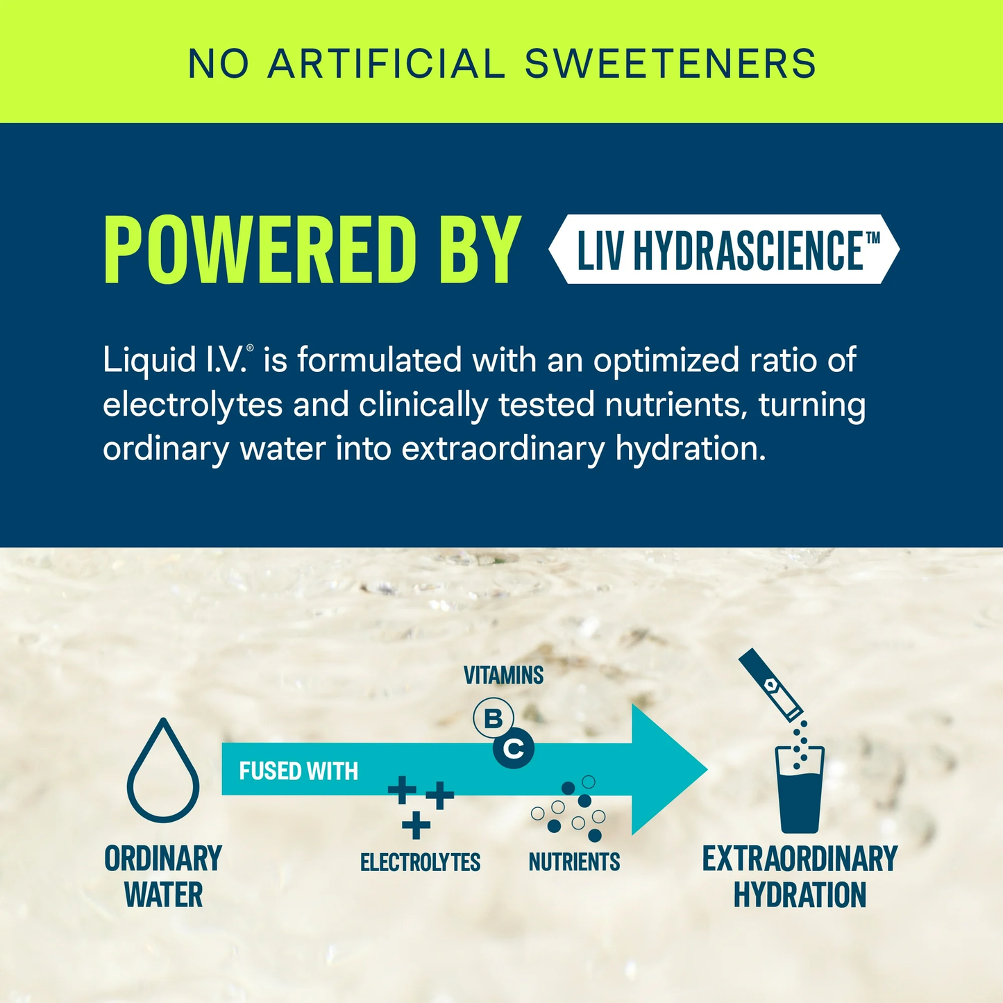 Liquid I.V. Raspberry Lemonade Sugar-Free Hydration Multiplier Powdered Electrolyte Drink Mix, 6 Count Packets