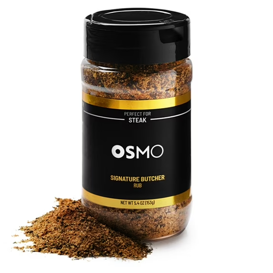 Osmo Signature Butcher Rub for Steak and Beef, 5.4 oz Powder, Gluten-Free