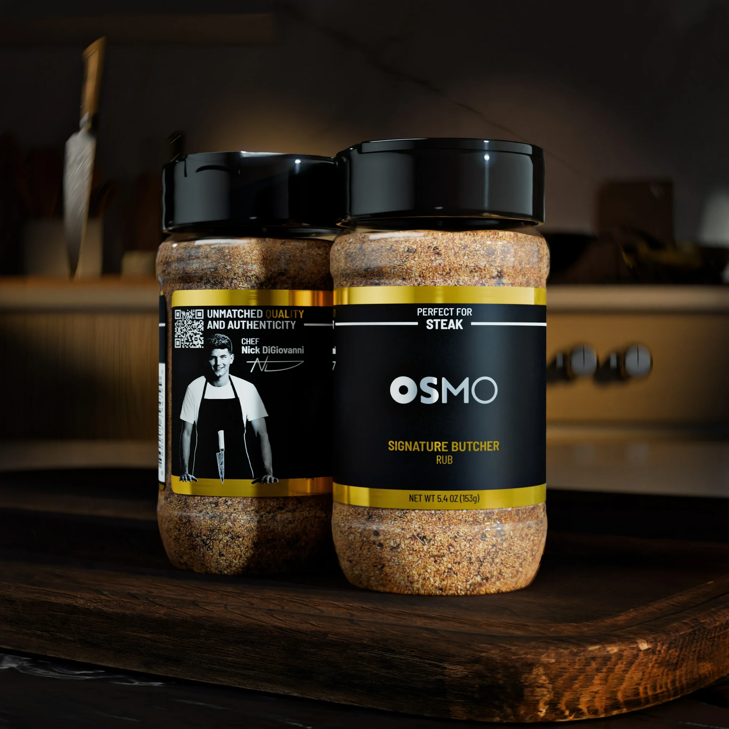 Osmo Signature Butcher Rub for Steak and Beef, 5.4 oz Powder, Gluten-Free