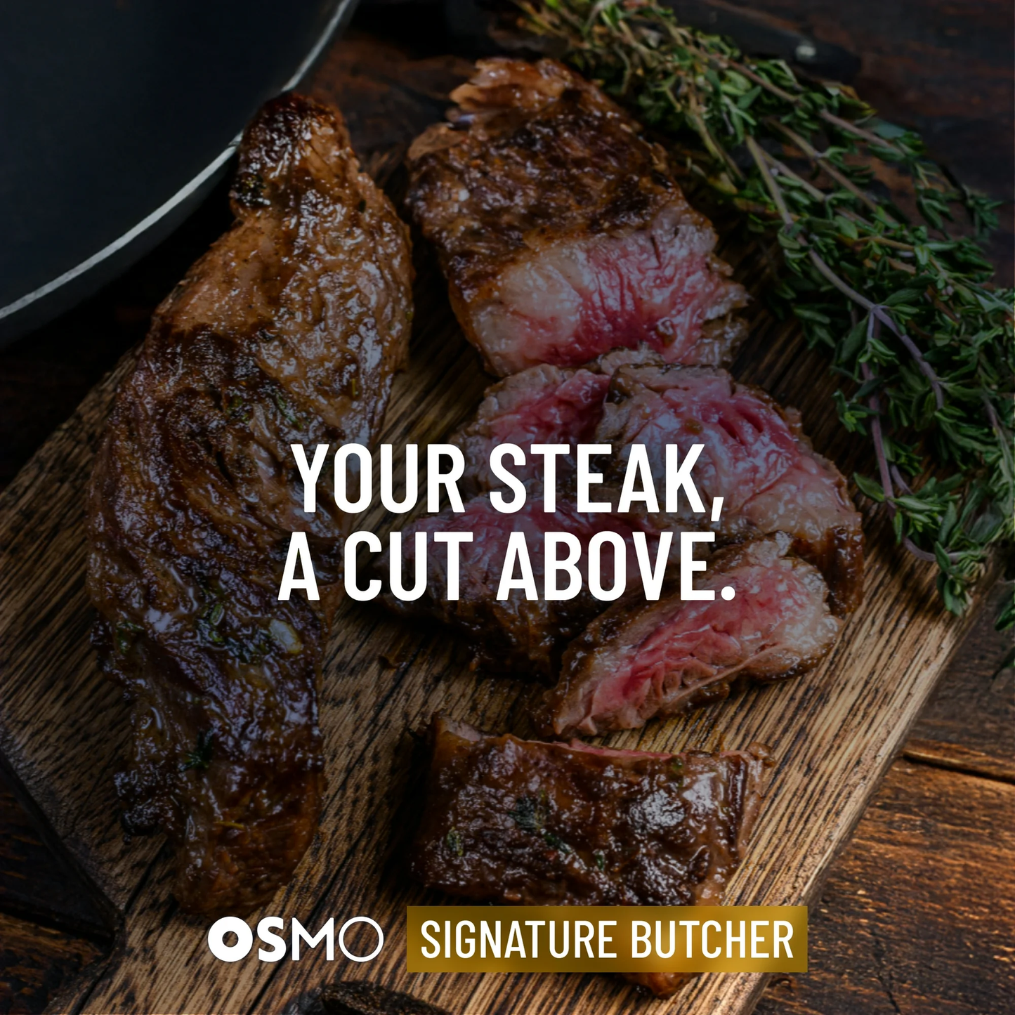 Osmo Signature Butcher Rub for Steak and Beef, 5.4 oz Powder, Gluten-Free