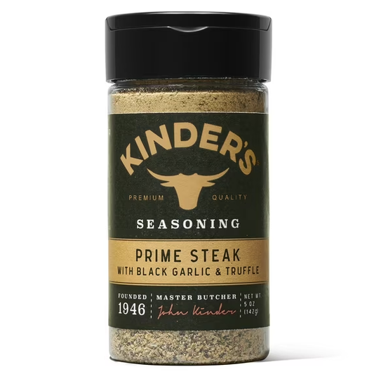 Kinder's Prime Steak with Black Garlic and Truffle Rub and Seasoning, 5 oz