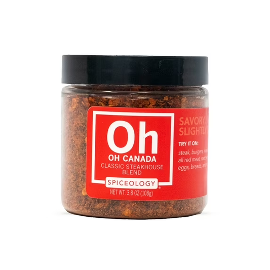Spiceology Oh Canada Steak Seasoning Blend, 3.8 oz Jar