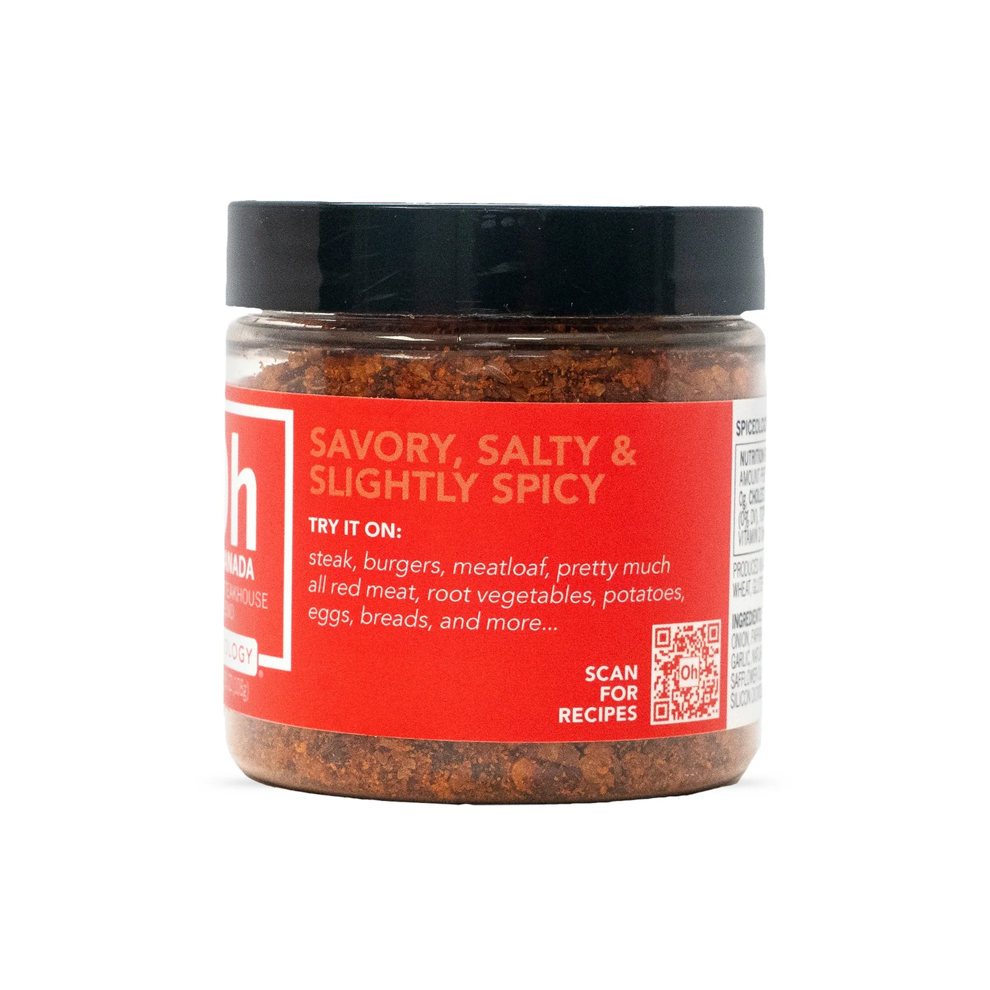 Spiceology Oh Canada Steak Seasoning Blend, 3.8 oz Jar