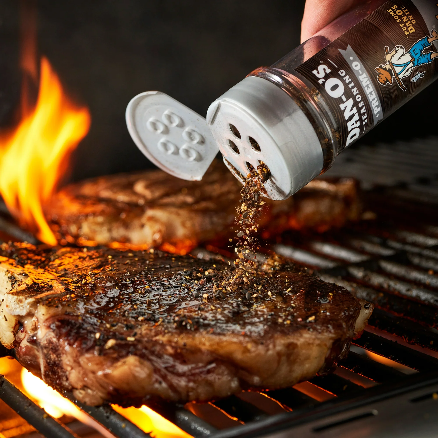 Dan-O's Preem-O Seasoning - All-Purpose Steak & Meat Seasoning - Great for cooking & grilling anything - Small bottle (3.4 oz)