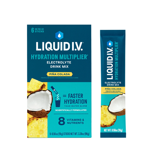 Liquid I.V. Piña Colada Hydration Multiplier Powdered Electrolyte Drink Mix, 6 Count Packets