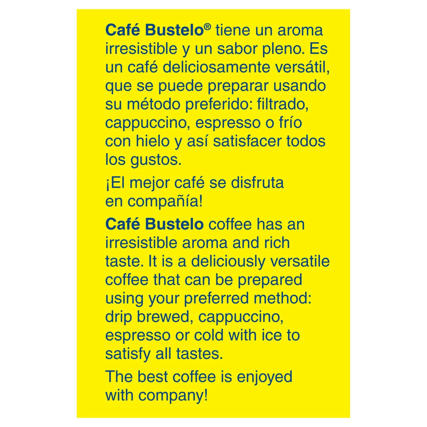 Cafe Bustelo, Espresso Style Dark Roast Ground Coffee, Vacuum Packed 10 oz Brick