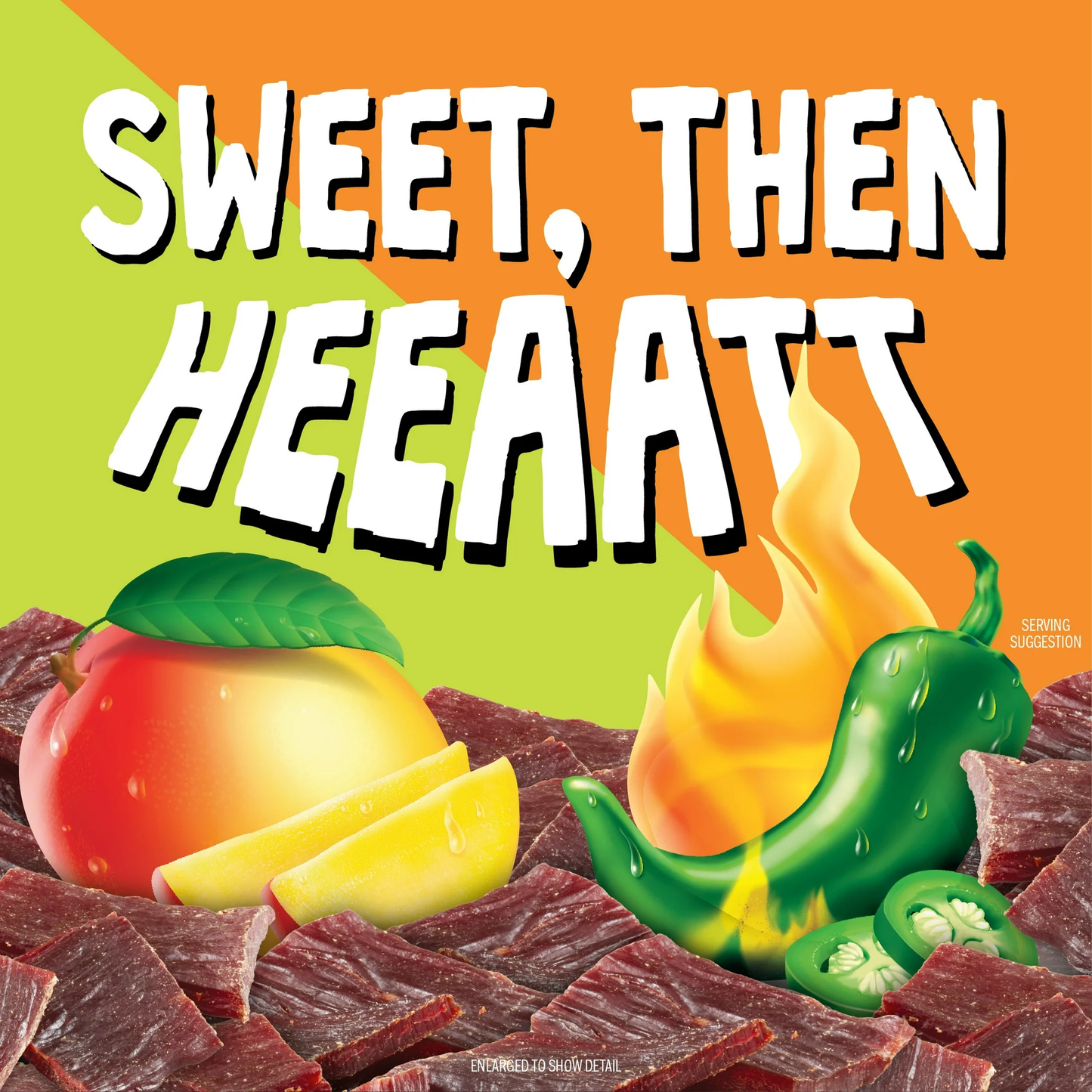 Jack Link's Beef Jerky DUOs - Mango & Spicy Jalapeño, 2.85 Ounce