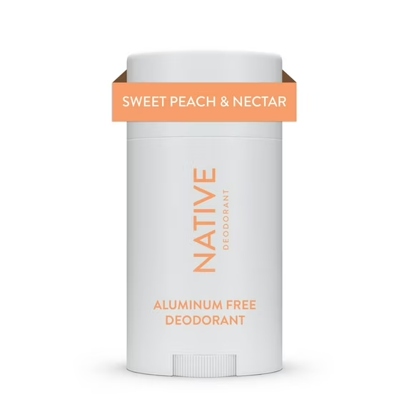 Native Deodorant, Aluminum Free, Sweet Peach & Nectar, for Women and Men, 2.65 oz