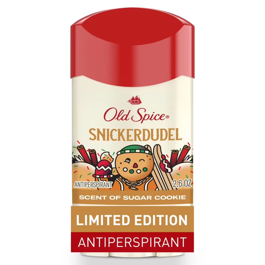 Old Spice Antiperspirant and Deodorant for Men, Holidudes Limited Edition, Snickerdudel Sugar Cookie Scent, 2.6oz