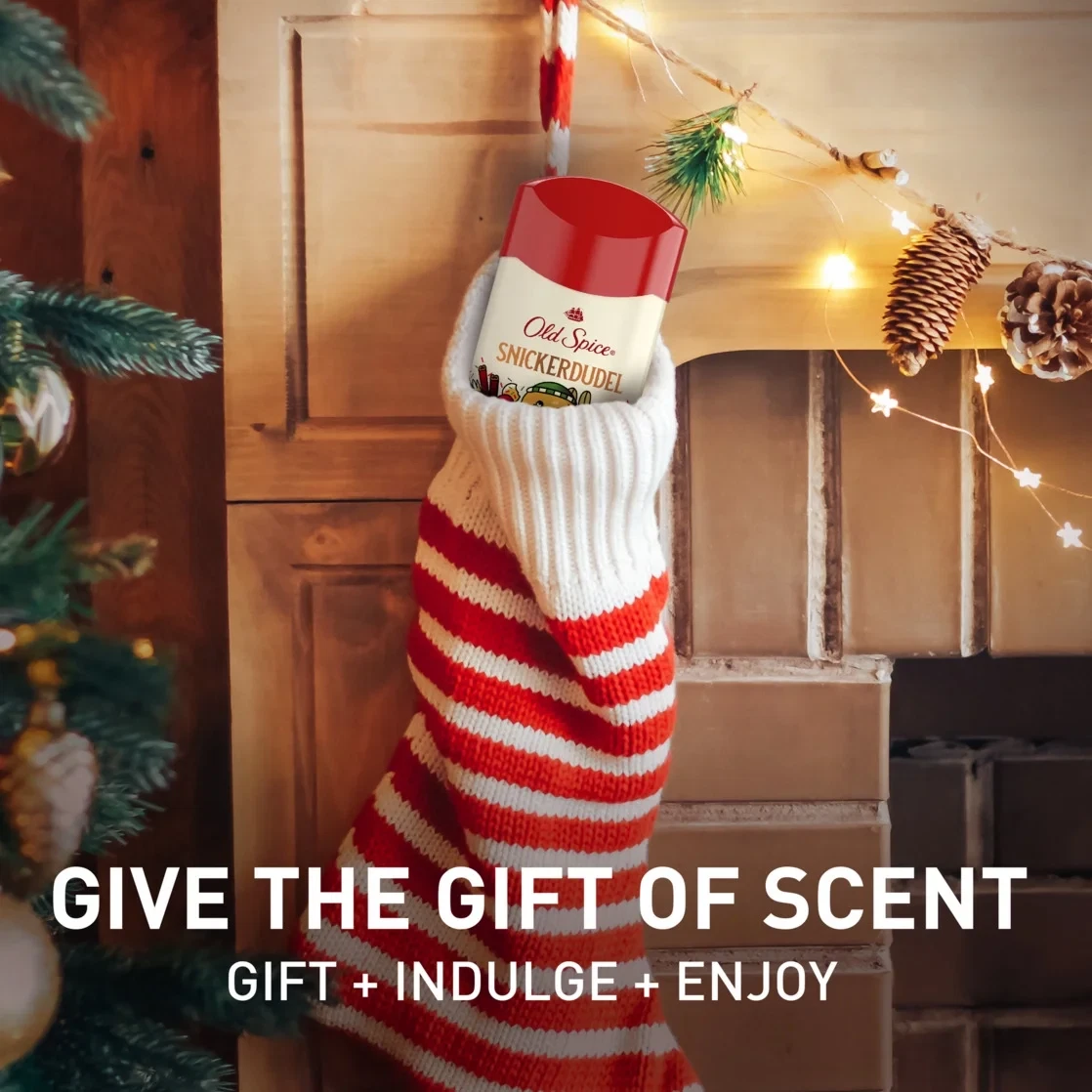 Old Spice Antiperspirant and Deodorant for Men, Holidudes Limited Edition, Snickerdudel Sugar Cookie Scent, 2.6oz