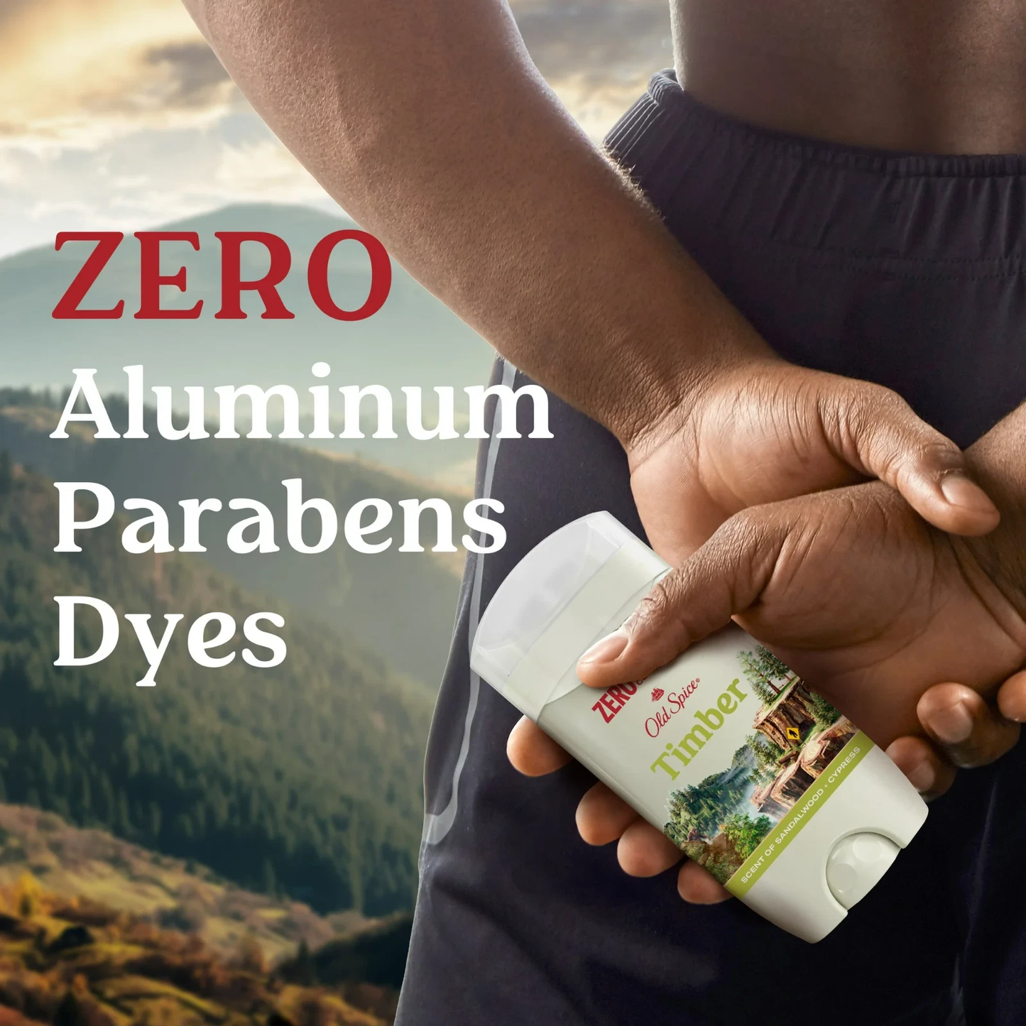 Old Spice Antiperspirant and Deodorant for Men, Invisible Solid Stick Timber with Sandalwood Scent, 2.6oz