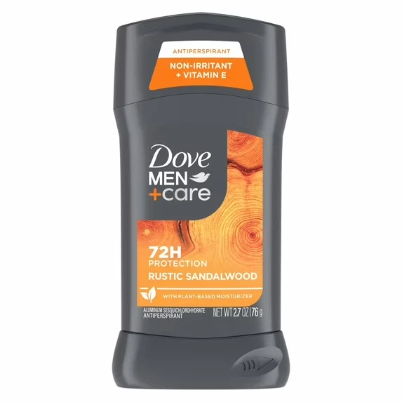 Dove Men+Care Antiperspirant Deodorant for Men, Rustic Sandalwood, 2.7 oz