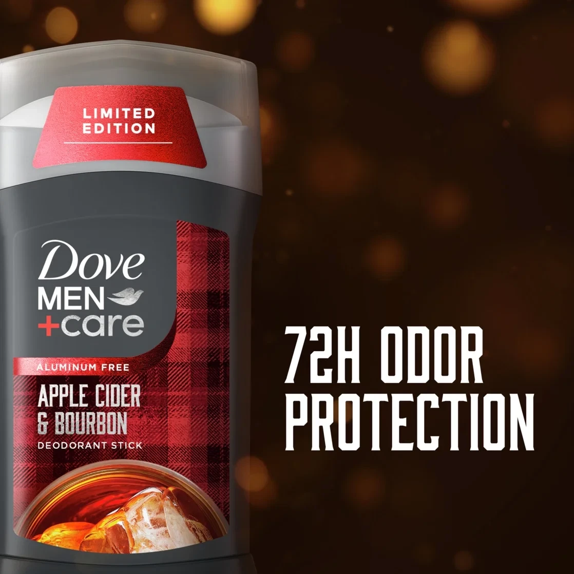 Dove Men+Care Antiperspirant Deodorant for Men, Apple Cider & Bourbon, 3 oz
