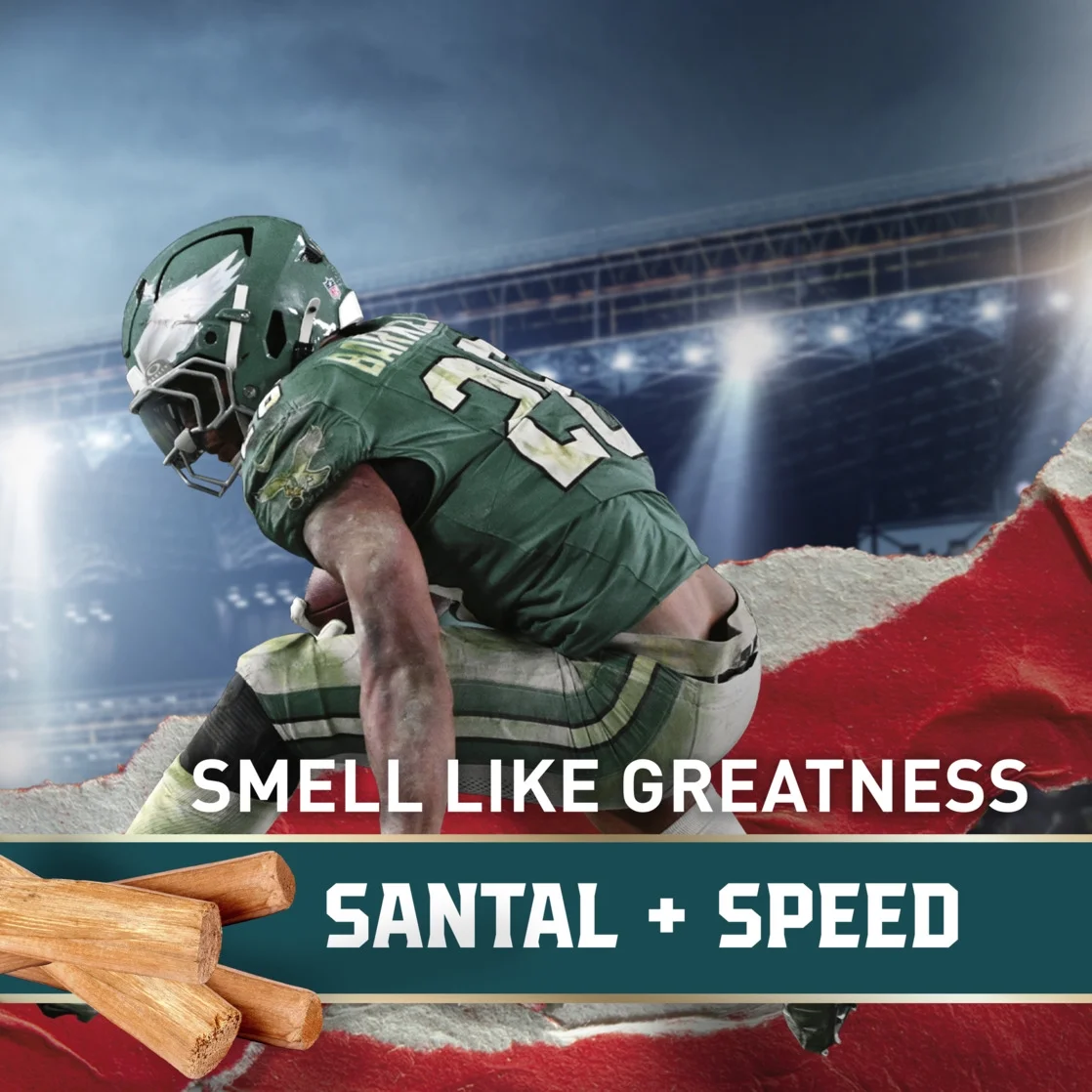 Old Spice Men's Antiperspirant Deodorant, NFL Collection, Saquon Soar, Santal + Speed, 2.6oz