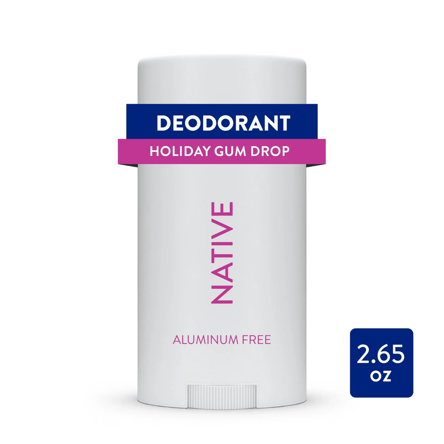 Native Limited Edition Holiday Gumdrop Deodorant for Women and Men, 2.6 oz