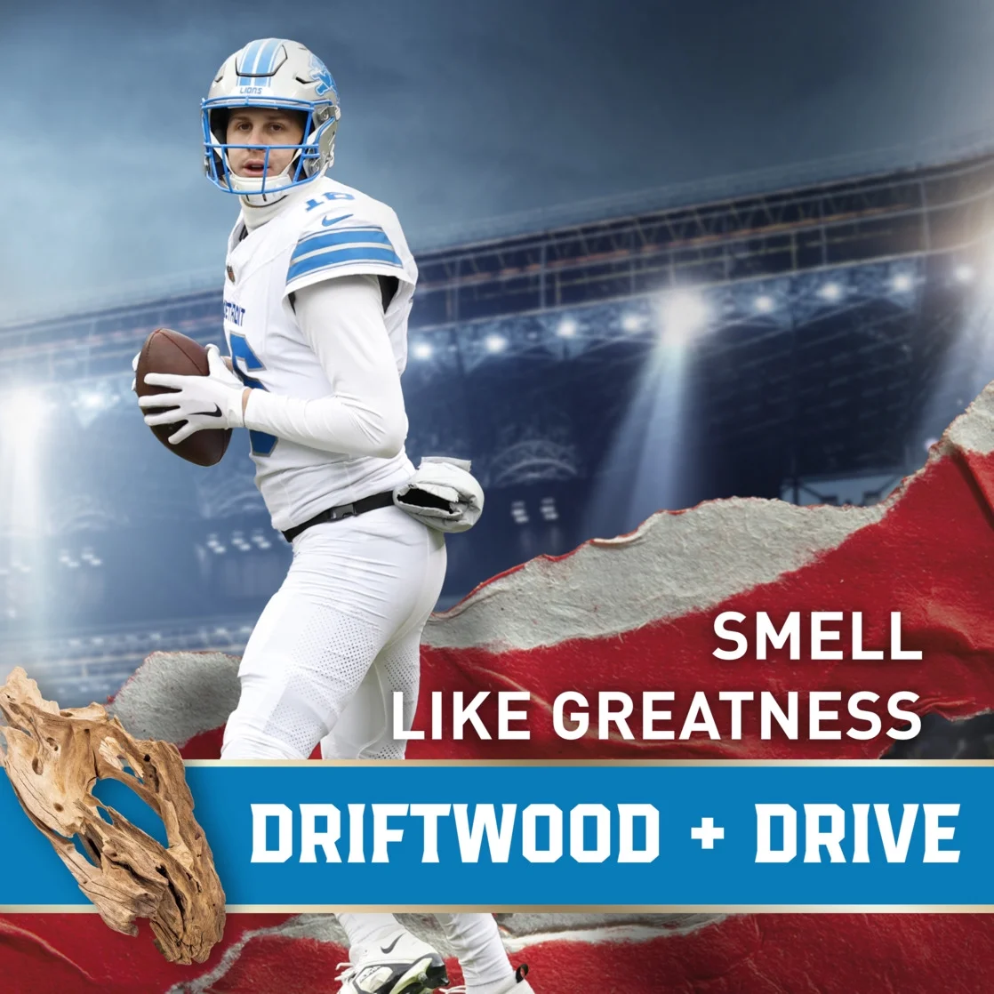 Old Spice Men's Aluminum Free Deodorant, NFL Collection, Goff the Chain, Driftwood + Drive, 3oz