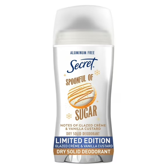 Secret Aluminum Free Deodorant for Women, Spoonful of Sugar 2.4 oz