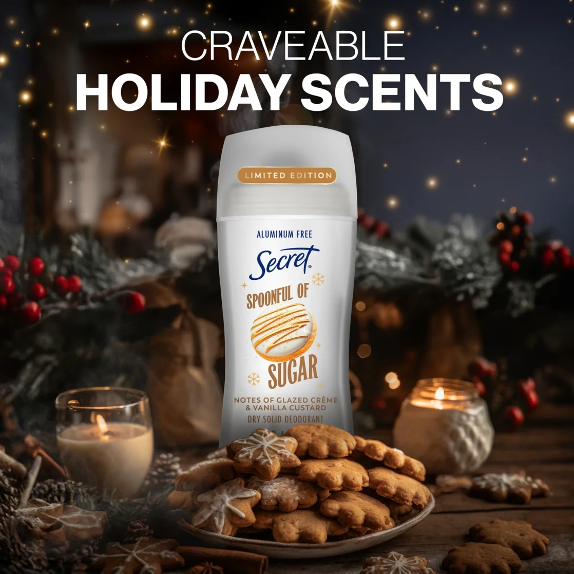 Secret Aluminum Free Deodorant for Women, Spoonful of Sugar 2.4 oz